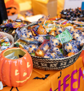 Halloween set up